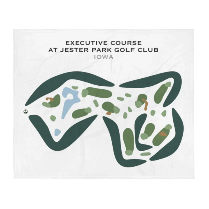 Executive Course at Jester Park Golf Club, Iowa - Printed Golf Courses