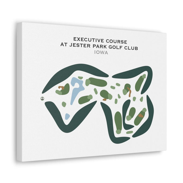 Executive Course at Jester Park Golf Club, Iowa - Printed Golf Courses