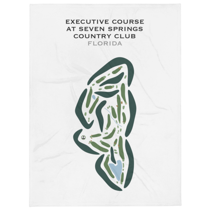 Executive Course at Seven Springs Country Club, Florida - Printed Golf Courses