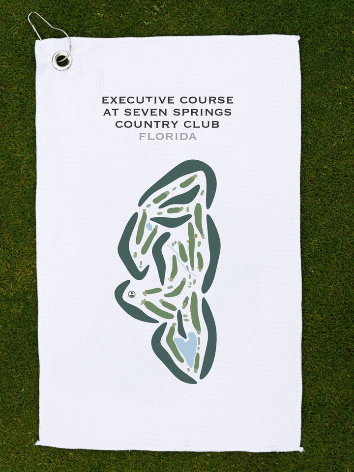 Executive Course at Seven Springs Country Club, Florida - Printed Golf Courses