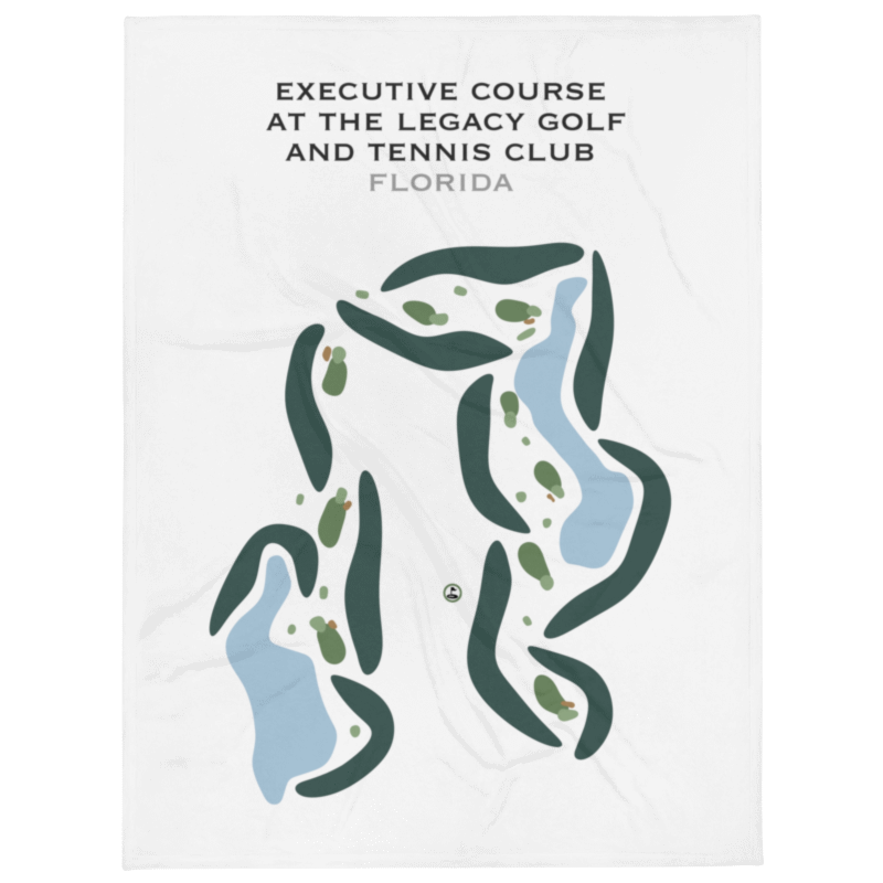 Executive Course at The Legacy Golf & Tennis Club, Florida - Printed Golf Courses