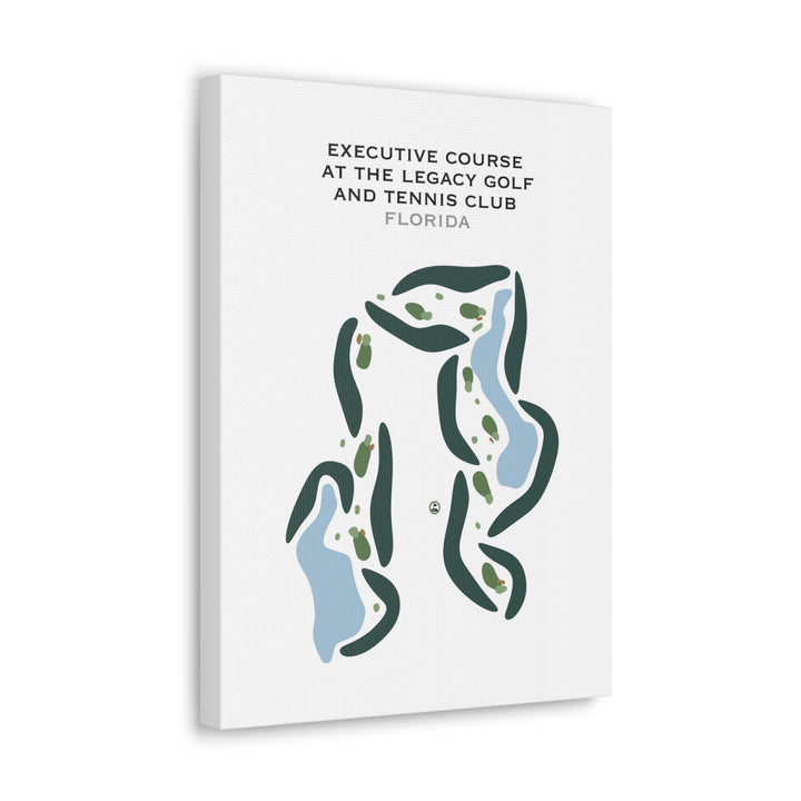 Executive Course at The Legacy Golf & Tennis Club, Florida - Printed Golf Courses