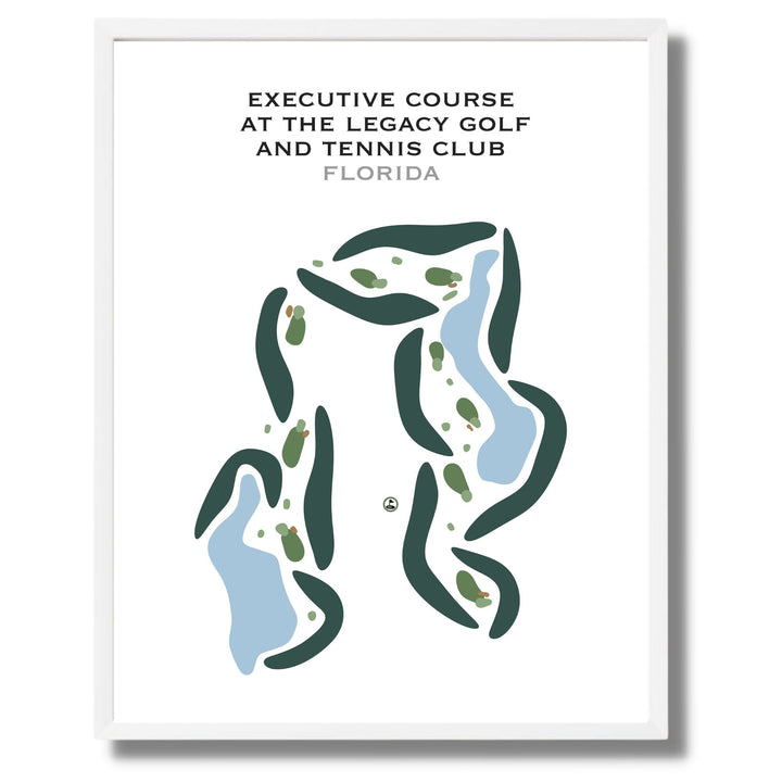 Executive Course at The Legacy Golf & Tennis Club, Florida - Printed Golf Courses