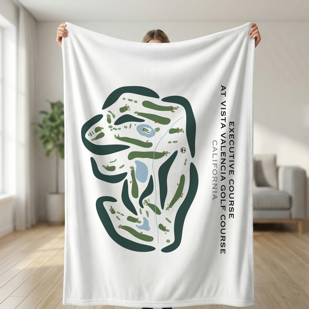 Executive at Vista Valencia Golf Course, California - Printed Golf Courses