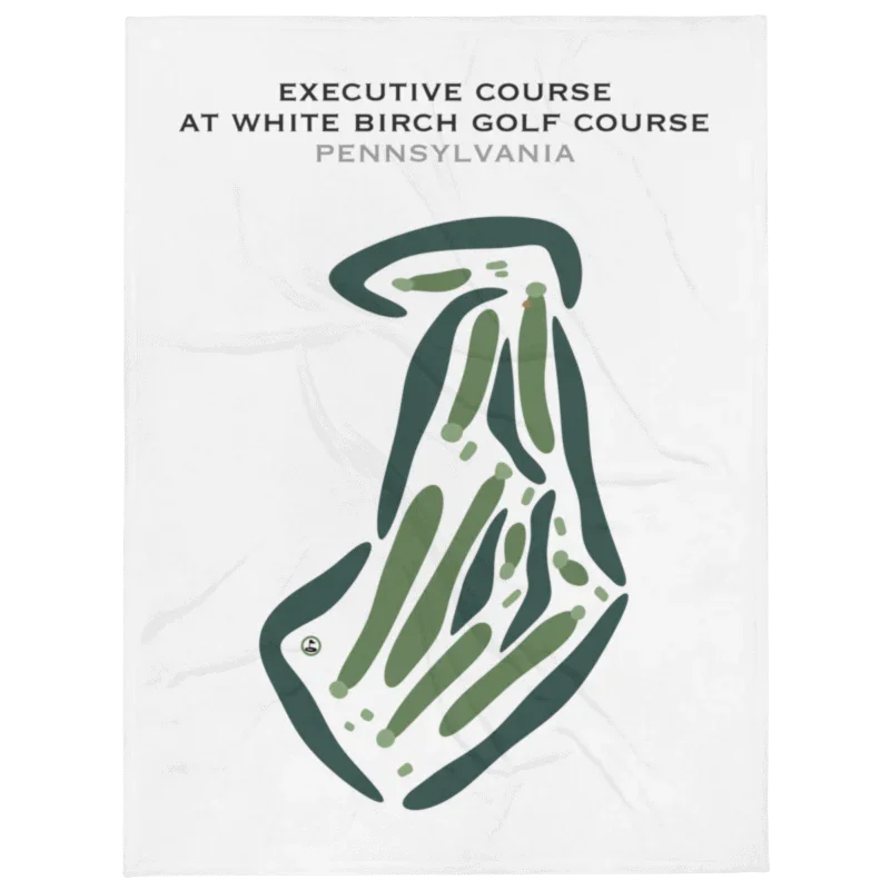 Executive Course at White Birch Golf Course, Pennsylvania - Printed Golf Courses