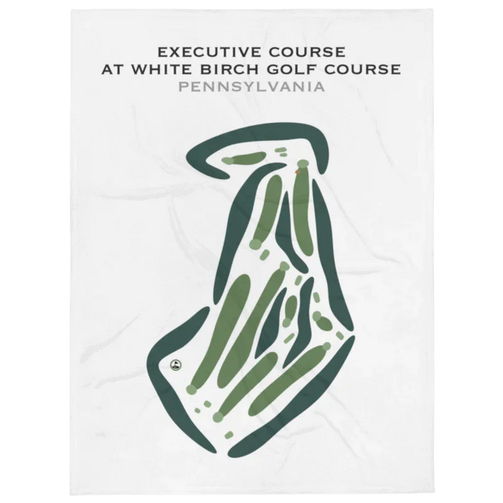 Executive Course at White Birch Golf Course, Pennsylvania - Printed Golf Courses