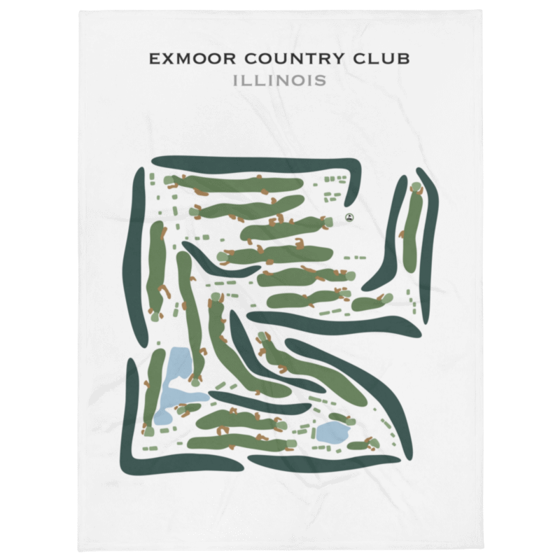 Exmoor Country Club, Illinois - Printed Golf Course