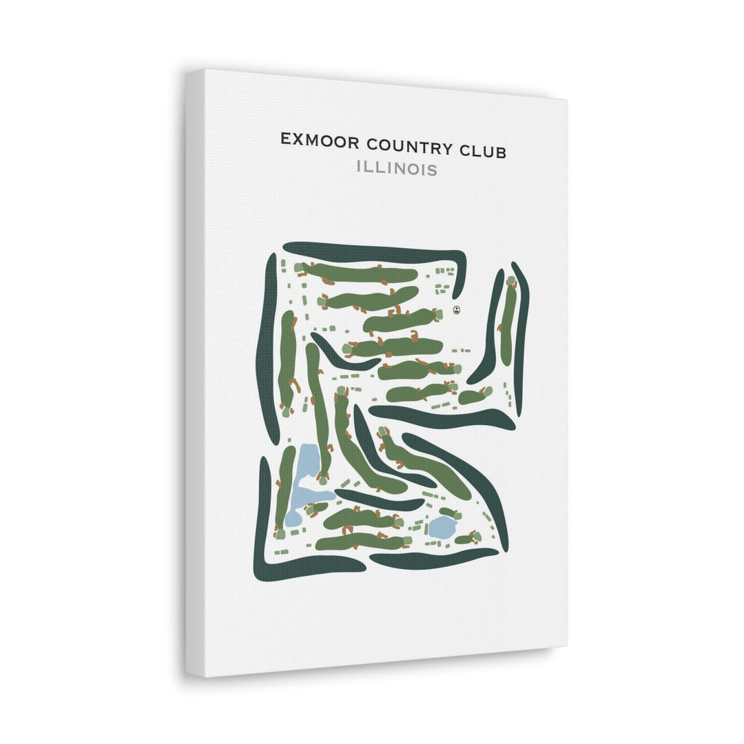 Exmoor Country Club, Illinois - Printed Golf Course