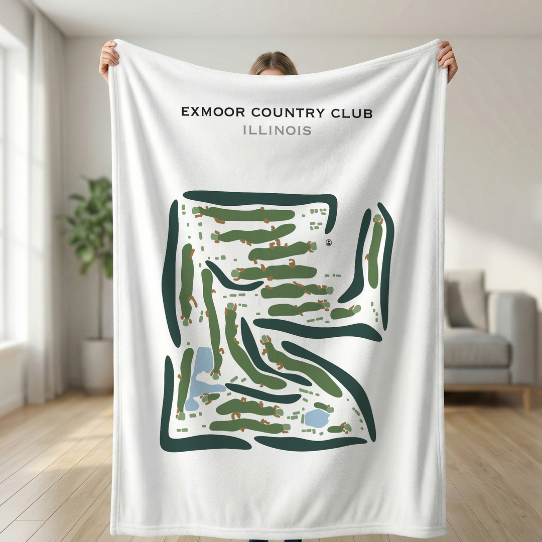 Exmoor Country Club, Illinois - Printed Golf Course