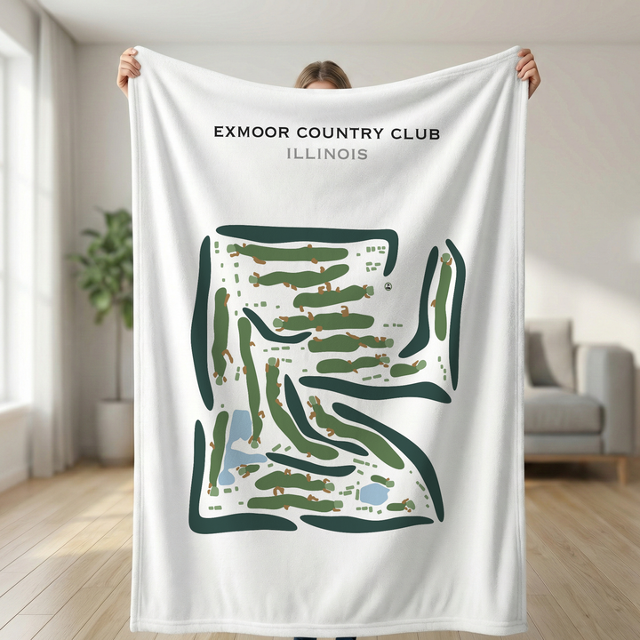 Exmoor Country Club, Illinois - Printed Golf Course