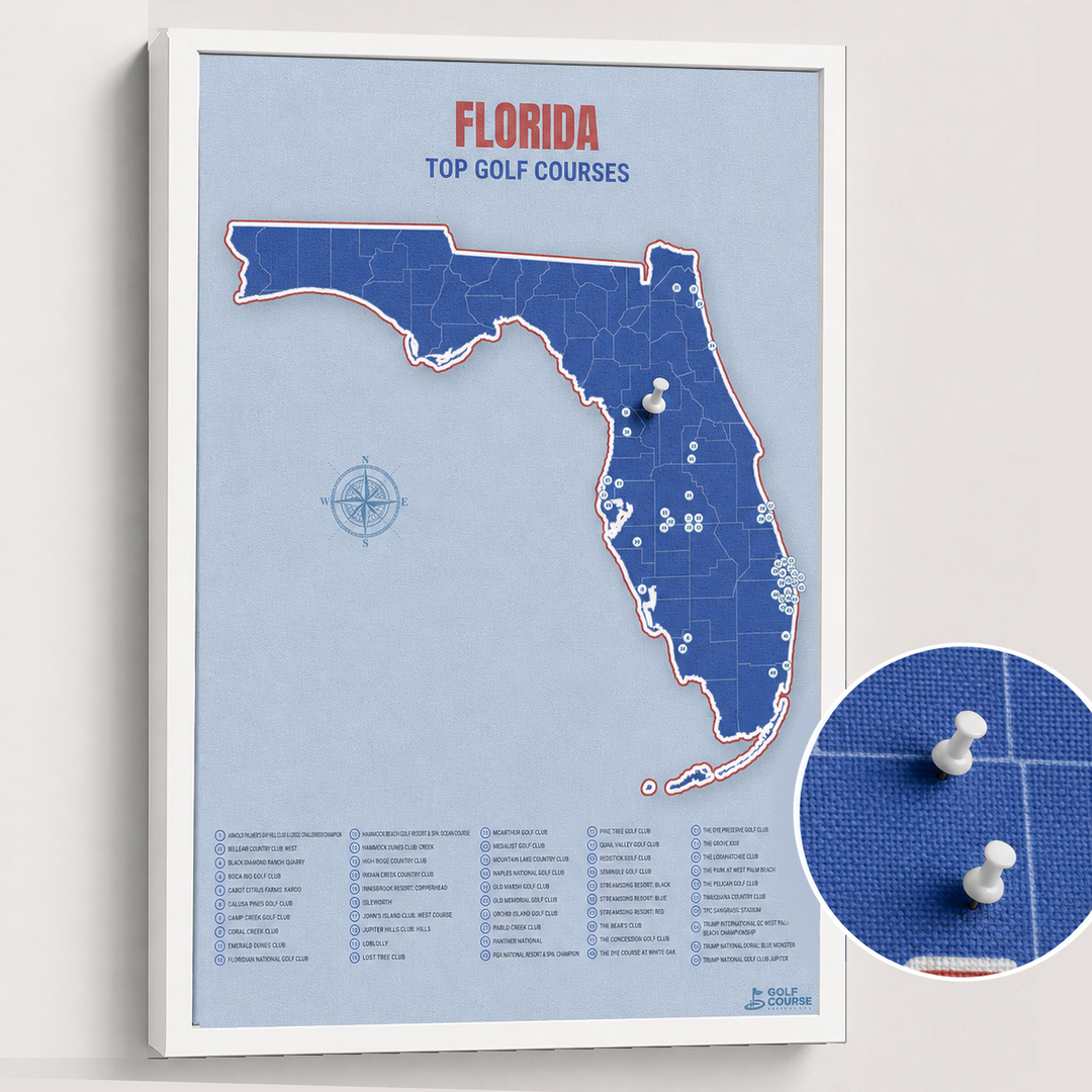 Map of Florida Golf Courses