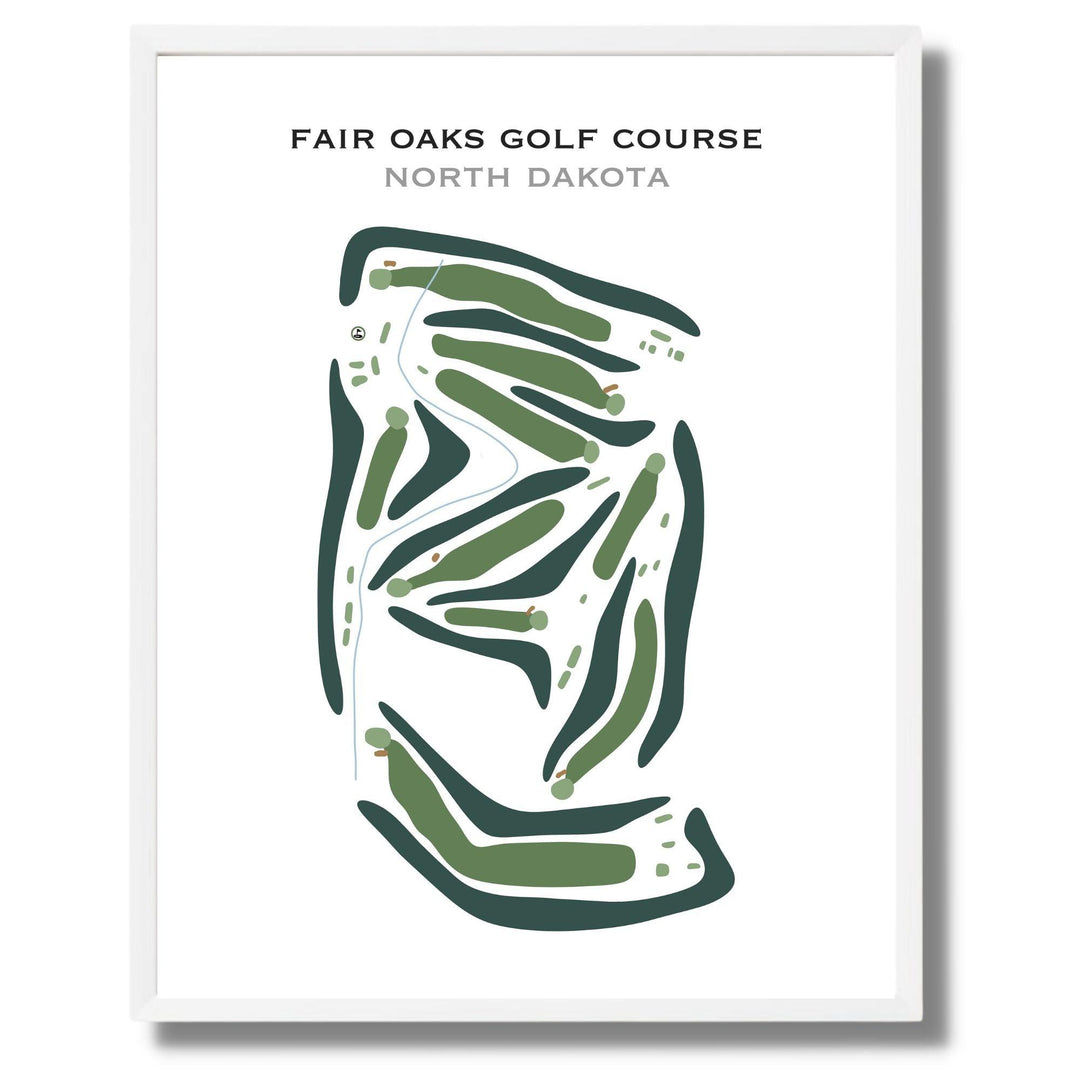 Fair Oaks Golf Course, North Dakota - Golf Course Prints