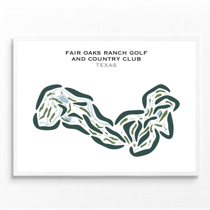 Fair Oaks Ranch Golf & Country Club, Texas - Printed Golf Courses