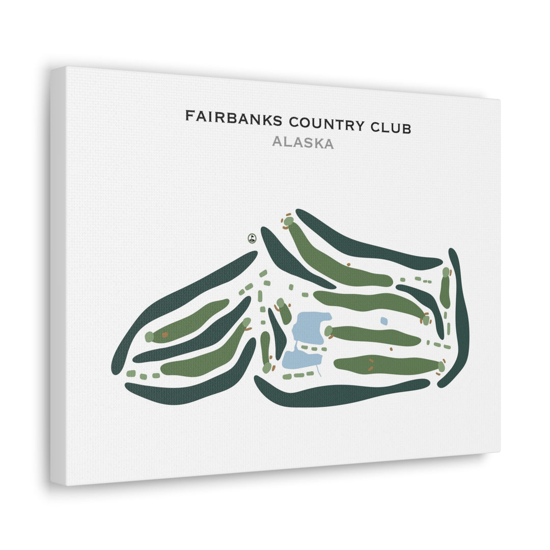 Fairbanks Country Club, Alaska - Printed Golf Courses