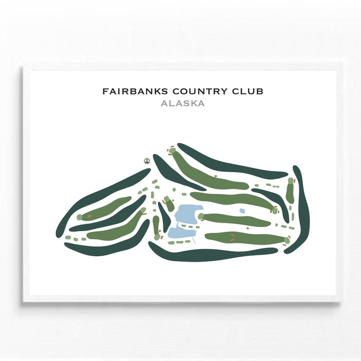 Fairbanks Country Club, Alaska - Printed Golf Courses