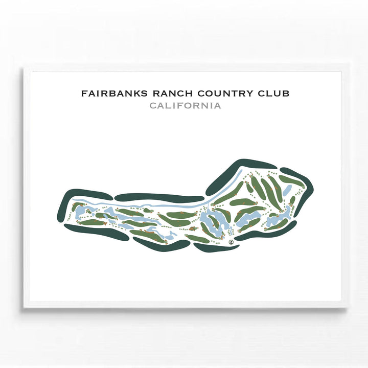 Fairbanks Ranch Country Club, California - Printed Golf Courses