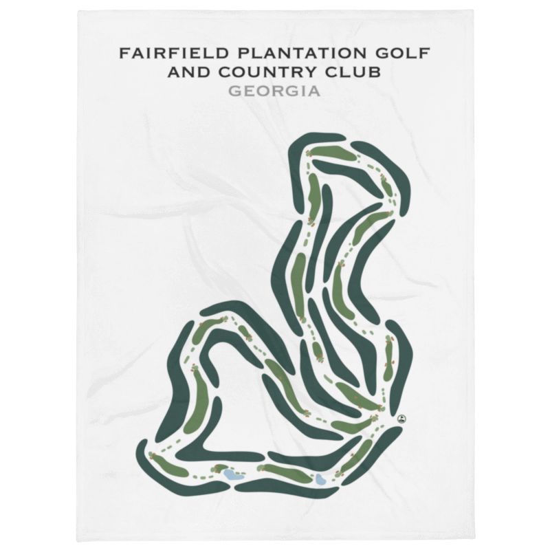 Fairfield Plantation Golf and Country Club, Georgia - Printed Golf Courses