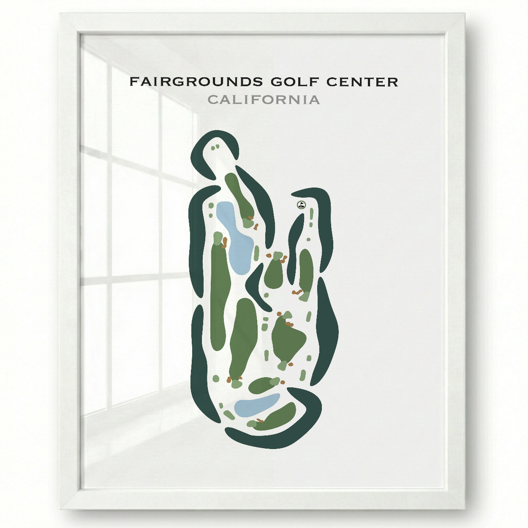 Fairgrounds Golf Center, California - Printed Golf Courses