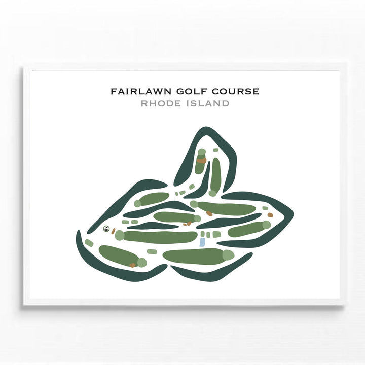 Fairlawn Golf Course, Rhode Island - Printed Golf Courses