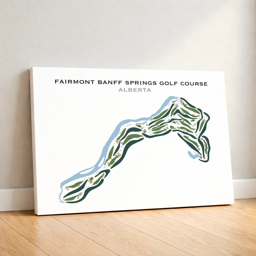 Fairmont Banff Springs Golf Course, Alberta - Printed Golf Courses