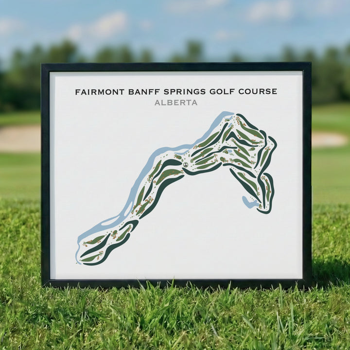 Fairmont Banff Springs Golf Course, Alberta - Printed Golf Courses