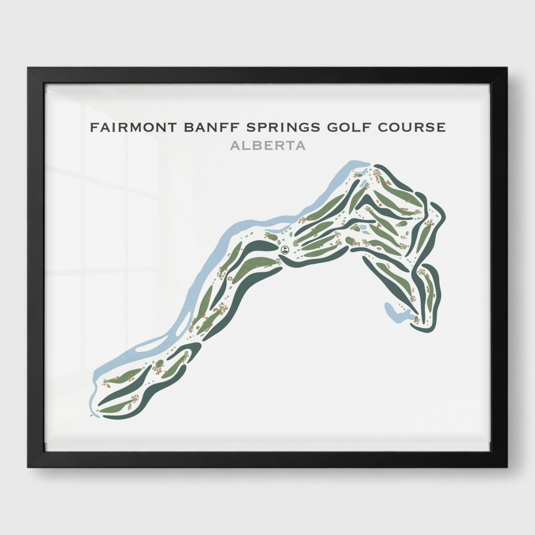 Fairmont Banff Springs Golf Course, Alberta - Printed Golf Courses