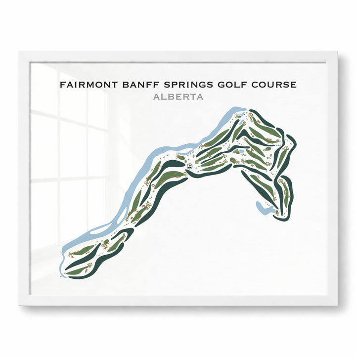 Fairmont Banff Springs Golf Course, Alberta - Printed Golf Courses