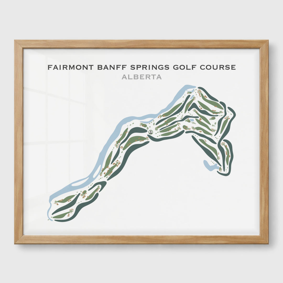Fairmont Banff Springs Golf Course, Alberta - Printed Golf Courses