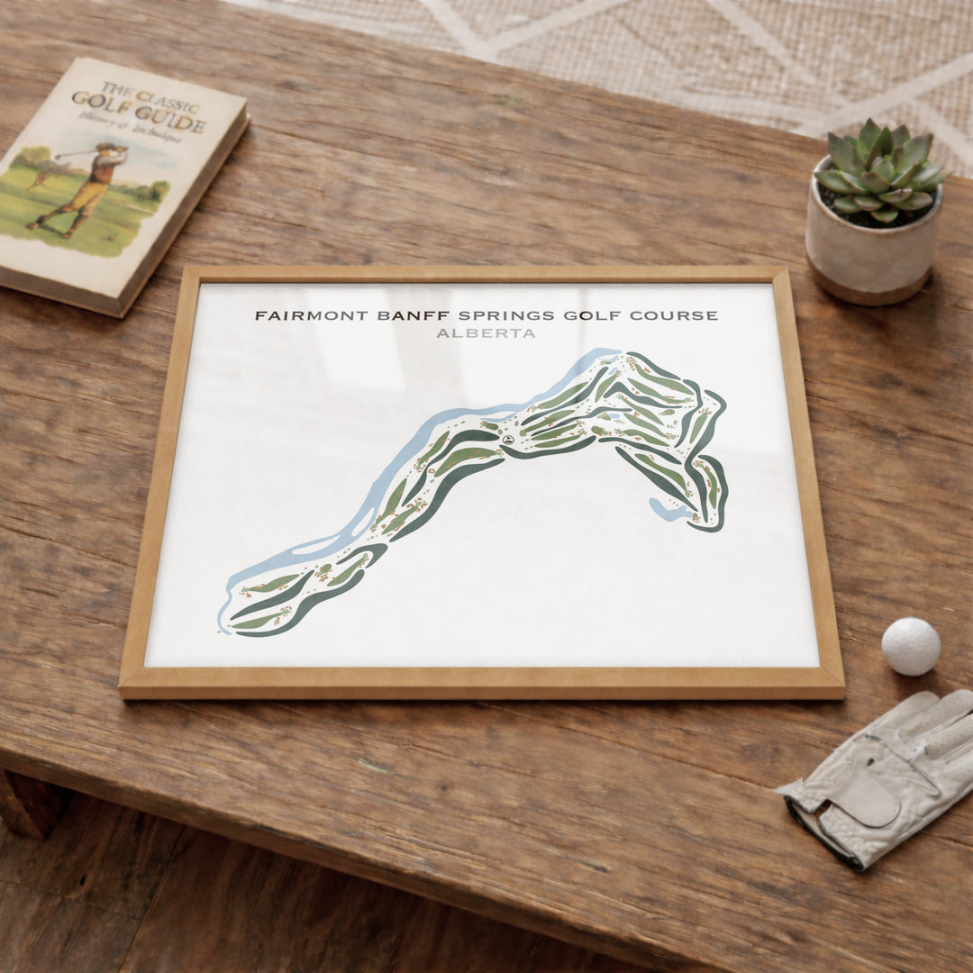 Fairmont Banff Springs Golf Course, Alberta - Printed Golf Courses