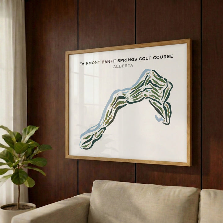Fairmont Banff Springs Golf Course, Alberta - Printed Golf Courses