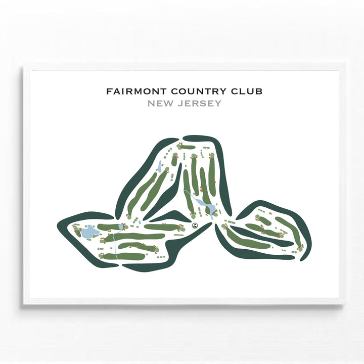 Fairmount Country Club, New Jersey - Printed Golf Courses