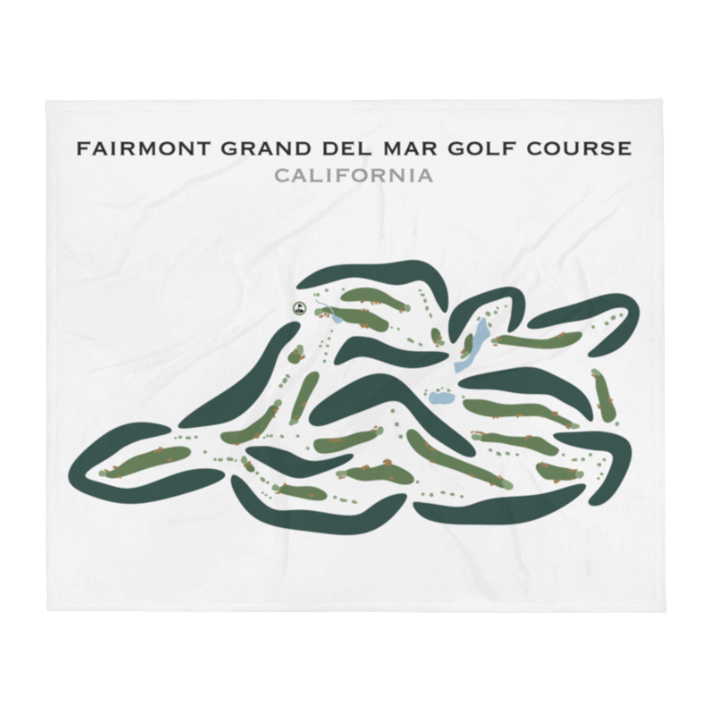 Fairmont Grand Del Mar Golf Course, California - Printed Golf Courses