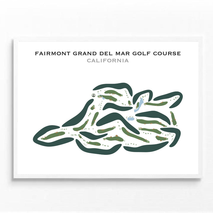 Fairmont Grand Del Mar Golf Course, California - Printed Golf Courses