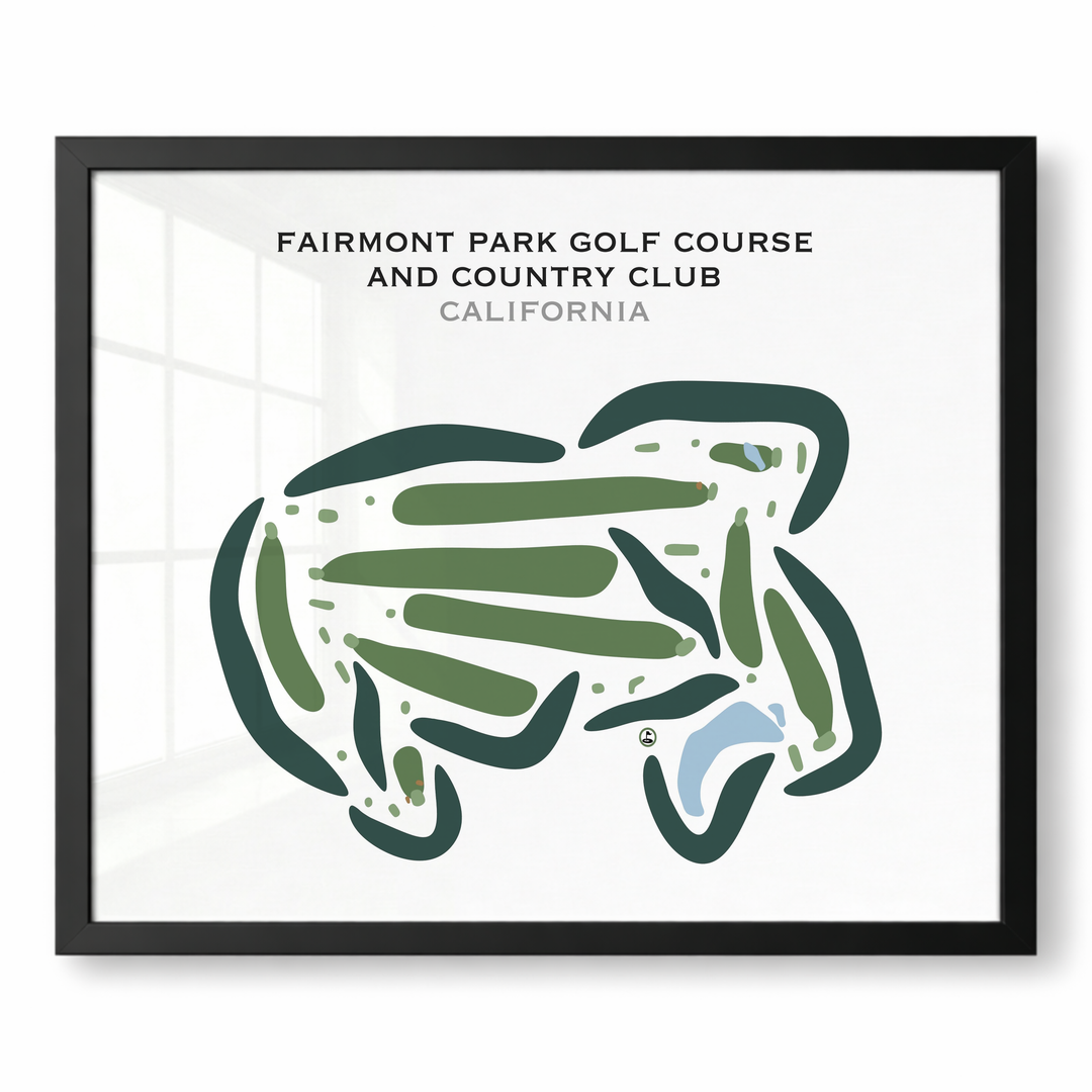 Fairmont Park Golf Course & Country Club, California - Printed Golf Courses
