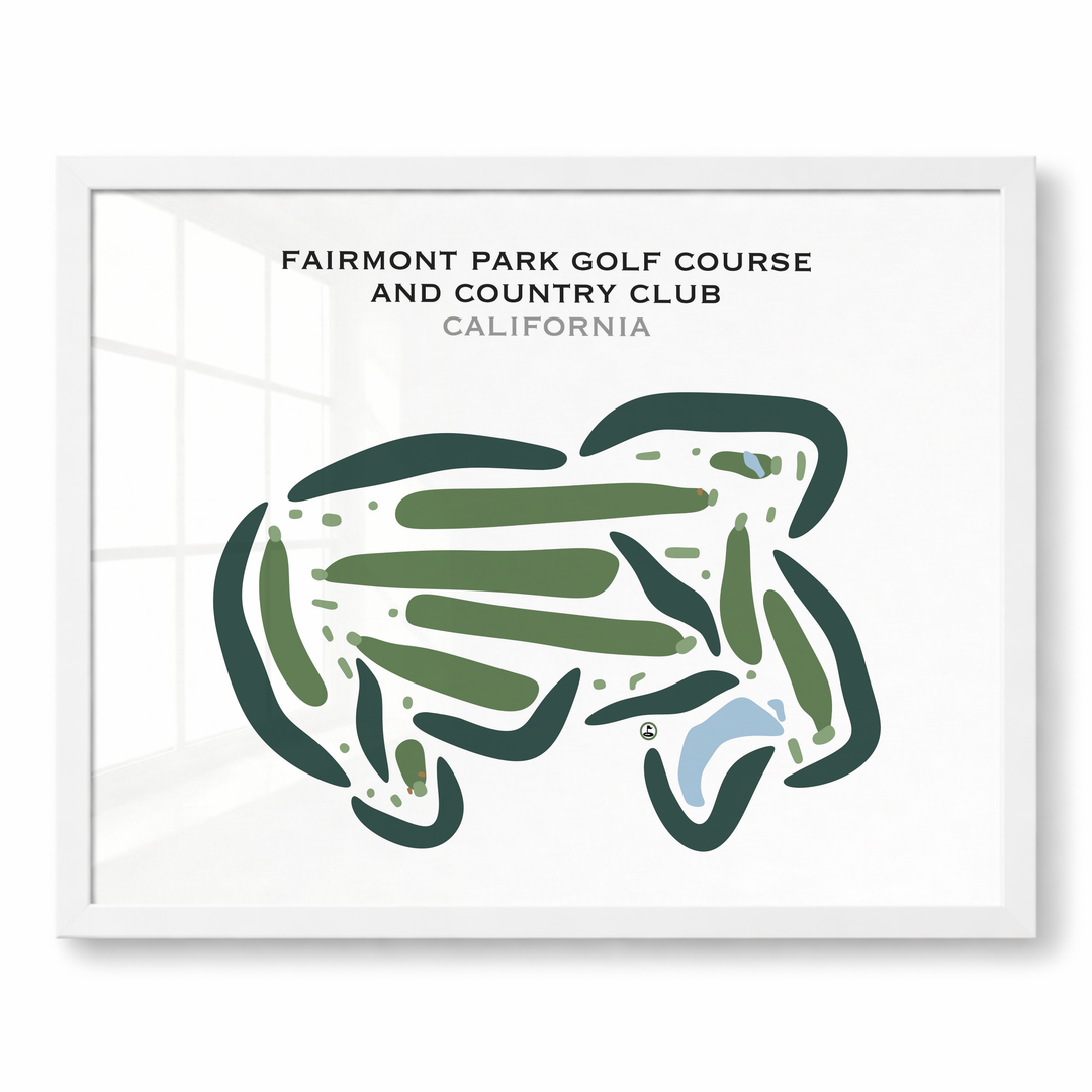 Fairmont Park Golf Course & Country Club, California - Printed Golf Courses