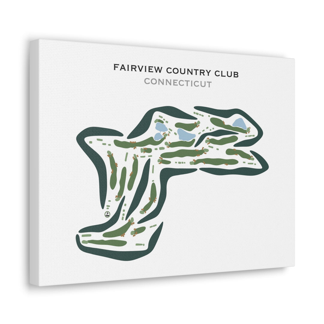 Fairview Country Club, Connecticut - Printed Golf Courses