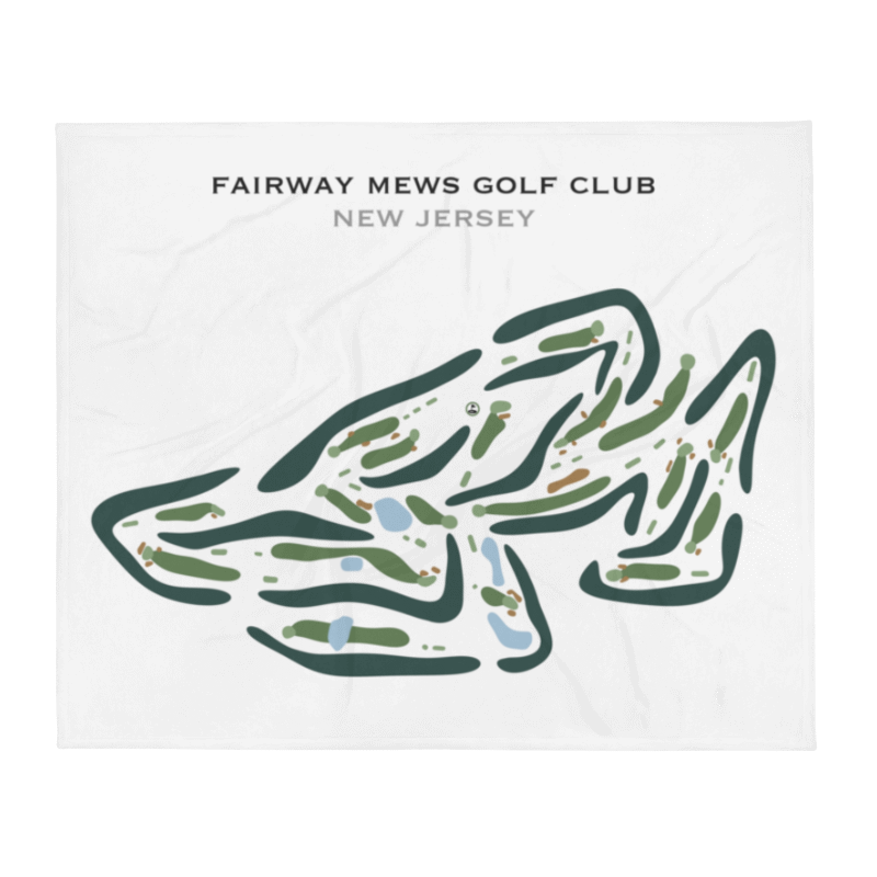 Fairway Mews Golf Club, New Jersey - Printed Golf Course