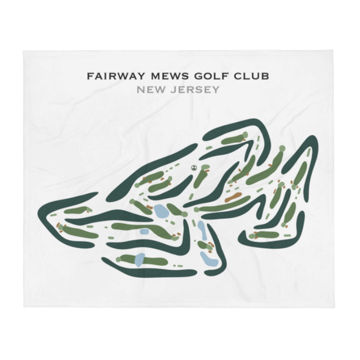 Fairway Mews Golf Club, New Jersey - Printed Golf Course