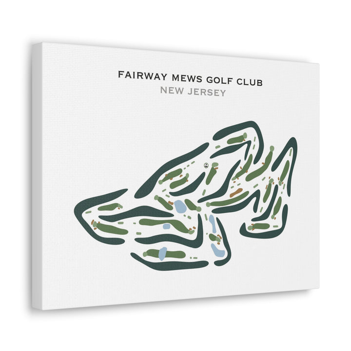 Fairway Mews Golf Club, New Jersey - Printed Golf Course