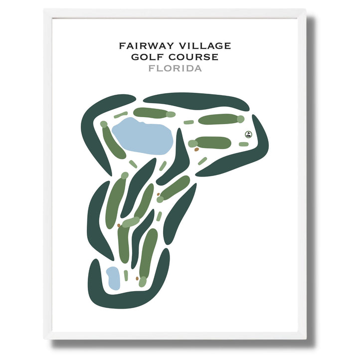 Fairway Village Golf Course, Florida - Printed Golf Courses