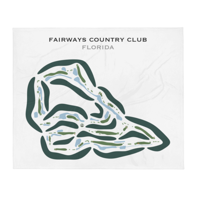 Fairways Country Club, Florida - Printed Golf Courses