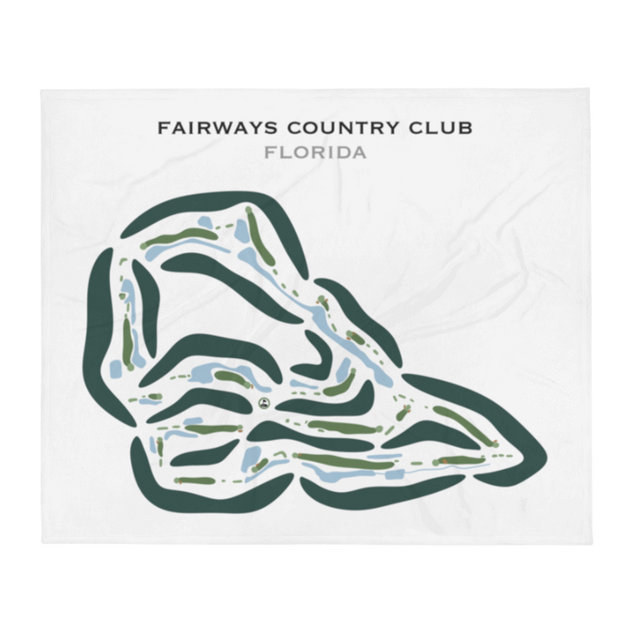 Fairways Country Club, Florida - Printed Golf Courses