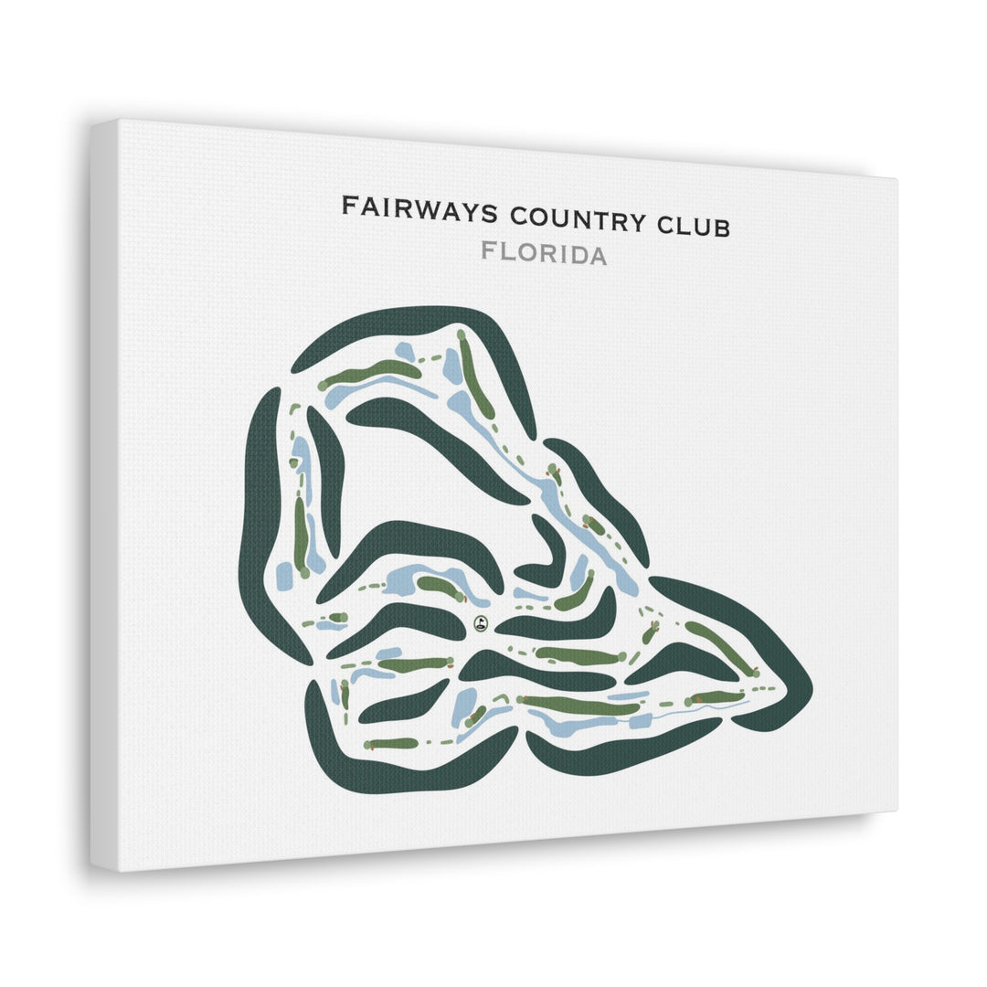 Fairways Country Club, Florida - Printed Golf Courses