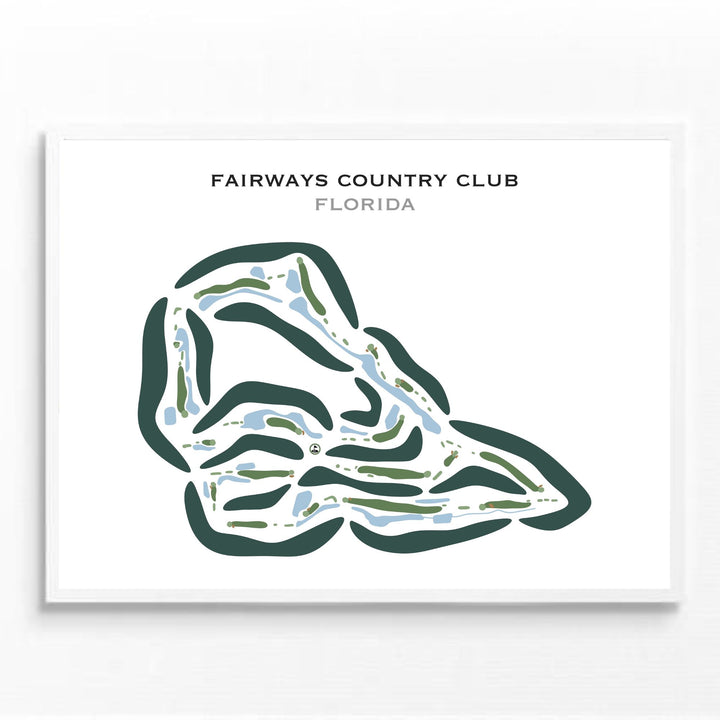 Fairways Country Club, Florida - Printed Golf Courses