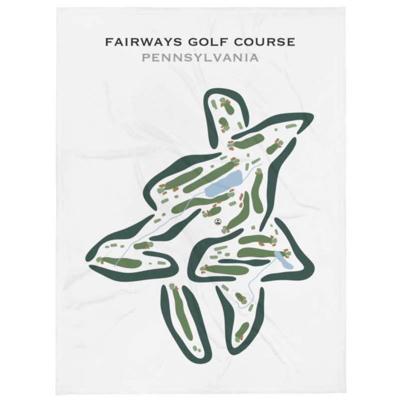 Fairways Golf Course, Pennsylvania - Printed Golf Courses