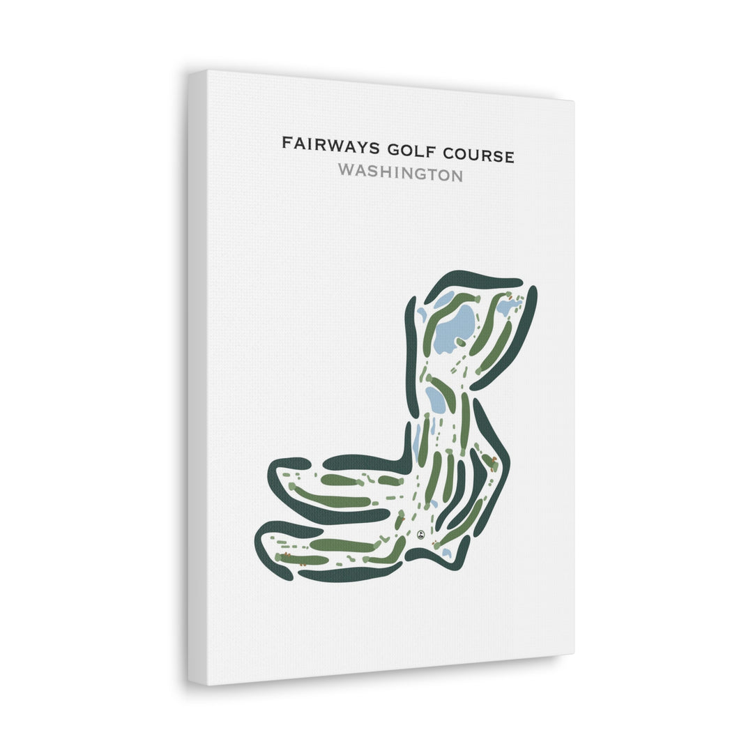 Fairways Golf Course, Washington - Printed Golf Course