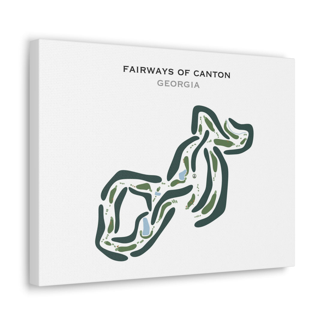 Fairways of Canton, Georgia - Printed Golf Courses