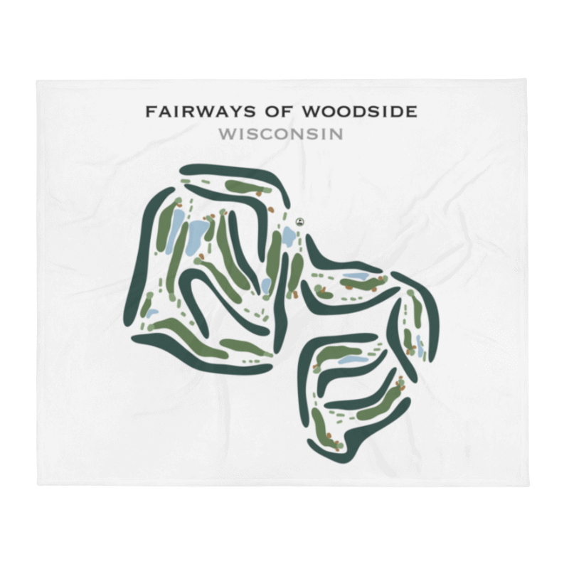 Fairways of Woodside, Wisconsin - Printed Golf Course