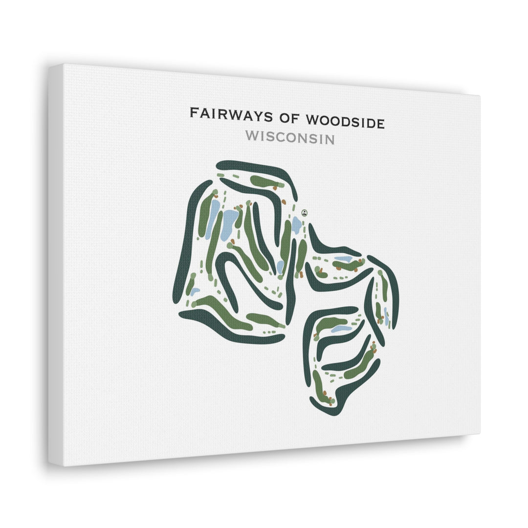 Fairways of Woodside, Wisconsin - Printed Golf Course