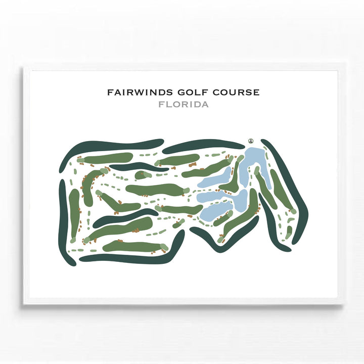 Fairwinds Golf Course, Florida - Printed Golf Course